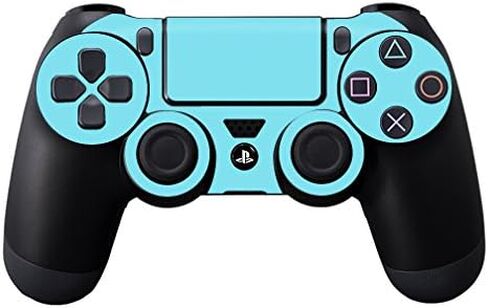 Mayyskins Skin متوافق مع Sony PS4 Controller - Solid Baby Blue | غلاف الالتفاف الواقي ، الدائم ، والفريد من نوعه | من السهل تطبيق الأنماط وإزالتها وتغييرها | صنع في الولايات المتحدة in Kuwait