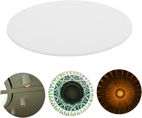 VICASKY 6Pcs Acrylic Ceiling Light Diffuser Covers for LED Downlight Sturdy Lamp Shade Diffuser with Even Light Distribution Easy Installation for Home and Office Use in Saudi Arabia