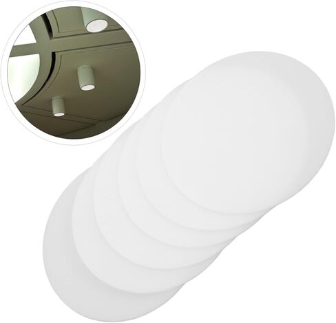 VICASKY 6Pcs Acrylic Ceiling Light Diffuser Covers for LED Downlight Sturdy Lamp Shade Diffuser with Even Light Distribution Easy Installation for Home and Office Use in Saudi Arabia