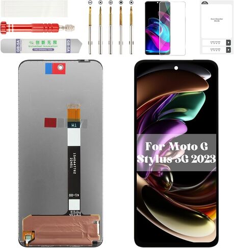 لـ Moto G stylus 5g 2023 شاشة عرض الشاشة لـ Moto G Stylus 5G 2023 LCD شاشة الاستبدال الرقم الرقمي لـ Motorola XT2315-4 Screen Assembly Touch Touch بدون إطار XT2315-1 أسود (فقط لإصدار 5G) in Saudi Arabia