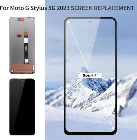 لـ Moto G stylus 5g 2023 شاشة عرض الشاشة لـ Moto G Stylus 5G 2023 LCD شاشة الاستبدال الرقم الرقمي لـ Motorola XT2315-4 Screen Assembly Touch Touch بدون إطار XT2315-1 أسود (فقط لإصدار 5G) in Saudi Arabia