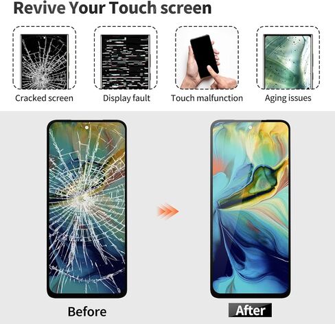 لـ Moto G stylus 5g 2023 شاشة عرض الشاشة لـ Moto G Stylus 5G 2023 LCD شاشة الاستبدال الرقم الرقمي لـ Motorola XT2315-4 Screen Assembly Touch Touch بدون إطار XT2315-1 أسود (فقط لإصدار 5G) in Saudi Arabia