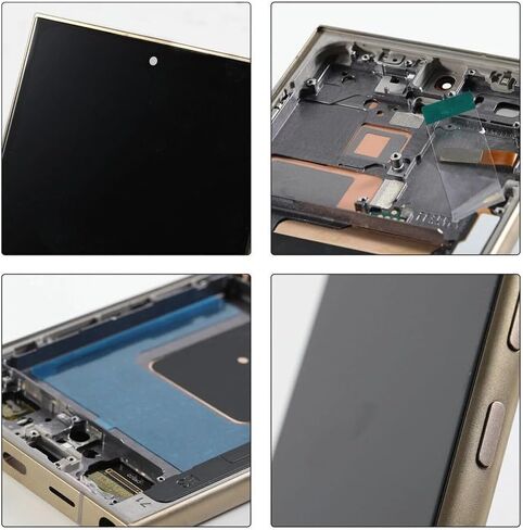6.8 "الأصلي AMOLED 120 هرتز لـ Samsung Galaxy S24 Ultra Screen ReplaceMen OEM S24ultra 5G S928U S928U1 S928B S928E عرض مجموعة رقمية شاشة اللمس (مع إطار أسود +أدوات) in Kuwait