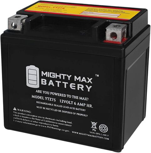 Mighty Max Battery YTZ10S -12 Volt 8.6 AH, 190 CCA, Rechargeable Maintenance Free SLA AGM Motorcycle Battery in Saudi Arabia