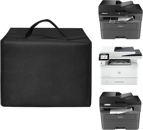 Mobile and Tablet Printer Cover for Brother DCP-L2640DW/MFC-L2820DW/for HP LaserJet Pro MFP 4101fdw Wireless Monochrome All-in-One Laser Printer, Scanner, Copier (Black) in Saudi Arabia