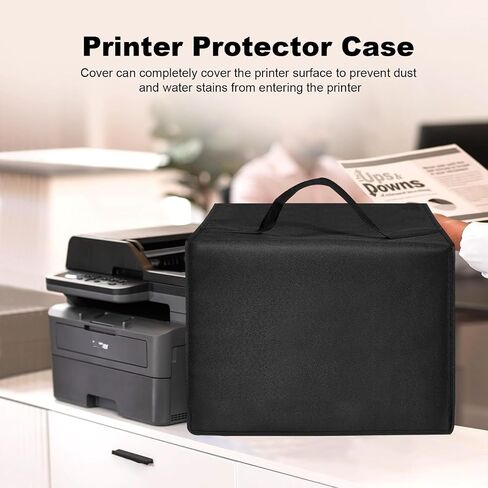 Mobile and Tablet Printer Cover for Brother DCP-L2640DW/MFC-L2820DW/for HP LaserJet Pro MFP 4101fdw Wireless Monochrome All-in-One Laser Printer, Scanner, Copier (Black) in Saudi Arabia