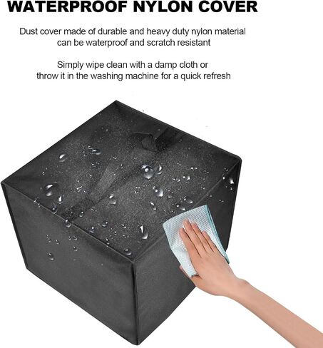 Mobile and Tablet Printer Cover for Brother DCP-L2640DW/MFC-L2820DW/for HP LaserJet Pro MFP 4101fdw Wireless Monochrome All-in-One Laser Printer, Scanner, Copier (Black) in Saudi Arabia