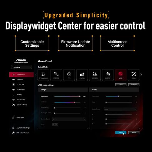 ASUS TUF Gaming 27" 1440P Monitor (VG27AQL5A) – QHD (2560 x 1440), 210Hz, 0.3ms, Fast IPS, Extreme Low Motion Blur Sync, Speakers, DisplayWidget Center, Gaming AI, Height Adjustment, 3 yr Warranty in Saudi Arabia