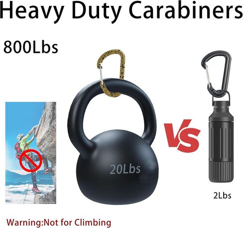 Carabiner Clip Bag Clips مفتاح سلسلة المفاتيح حامل السلسلة القفل ذاتيًا in Kuwait