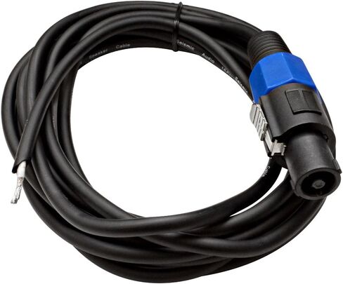 الصوت الزلزالي SPRW15FOURPACK 15 قدمًا خامًا إلى كابل مكبر صوت Speakon ، 16 GUAGE ، PA/DJ/Home Audio in Saudi Arabia