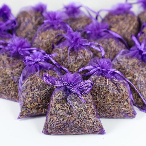 الأكياس، الأكياس المعطرة، الأكياس المعطرة باللافندر، أكياس الأكياس المعطرة من اللافندر، مجموعة هدايا أكياس العطر المنزلي، كيس اللافندر، أكياس براعم اللافندر الفرنسية المجففة للأدراج والخزائن (8 عبوات) in Kuwait