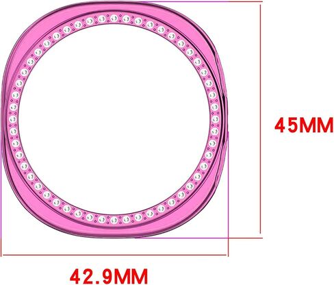 2 عبوات لـ Galaxy Watch 8 CASE 40MM ، حالة واقي Pling Frame متوافقة مع Samsung Galaxy Watch 8 (حزمة ، الذهب الوردي/ملون) in Kuwait