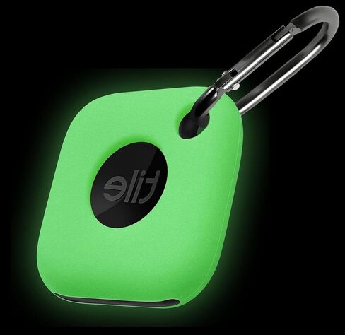 Geiomoo Silicone Case Compatible with Tile Mate 2022, Protective Cover with Carabiner (Luminous Green) in Saudi Arabia
