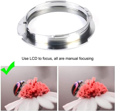 حلقة محول العدسة L39-LM لـ Leica LSM L39 M39 Mount Lens (35-135mm) وللصفيات Leica M Mount Camera Metal Lens Adapter Ring Ring Ring Ring in Saudi Arabia