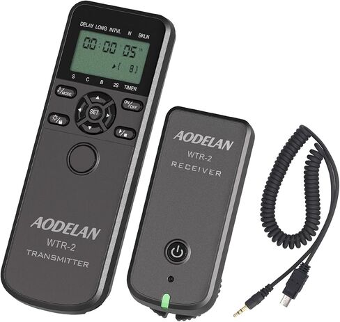 Aodelan Wireless Camera Timer Shutter Remote ، Timelapse الفاصل الزمني لمقدم التحكم عن بُعد لـ Sony A9 A7III 7RIV ZV-1 A6000 A6400 A6600 RX10 IV ؛ يحل محل Sony RM-SPR1 in Kuwait