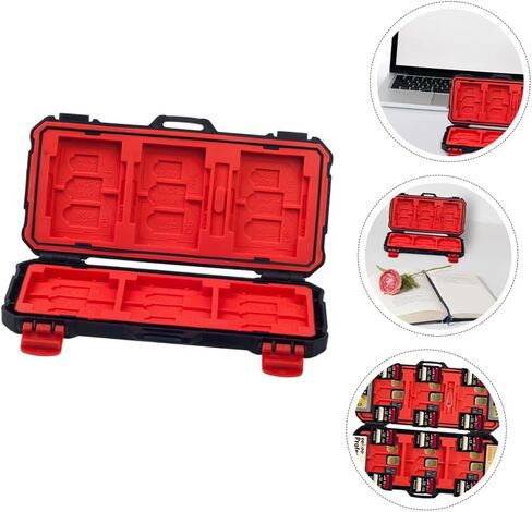 Nuobesty Professional Professional Memory Cards Case Case Reader for Drop Resistant Box in Kuwait