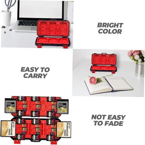 Professional Memory Cards Storage Box Protective Box Simple Flash Container Cf Cards Case Memory Organizer Holder Case in Saudi Arabia