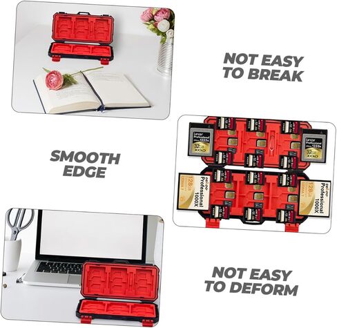 Professional Memory Cards Storage Box Protective Box Simple Flash Container Cf Cards Case Memory Organizer Holder Case in Saudi Arabia