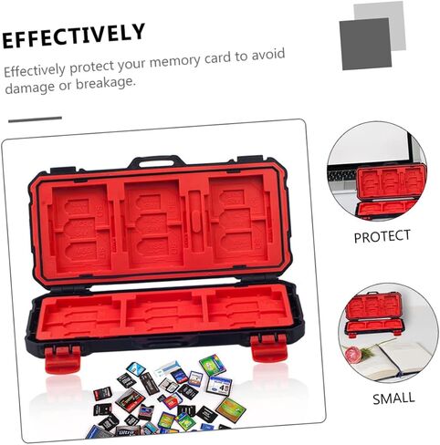 Professional Memory Cards Storage Box Protective Box Simple Flash Container Cf Cards Case Memory Organizer Holder Case in Saudi Arabia