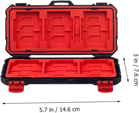 Professional Memory Cards Storage Box Protective Box Simple Flash Container Cf Cards Case Memory Organizer Holder Case in Saudi Arabia