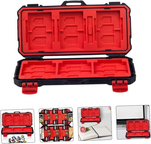 Professional Memory Cards Storage Box Protective Box Simple Flash Container Cf Cards Case Memory Organizer Holder Case in Saudi Arabia