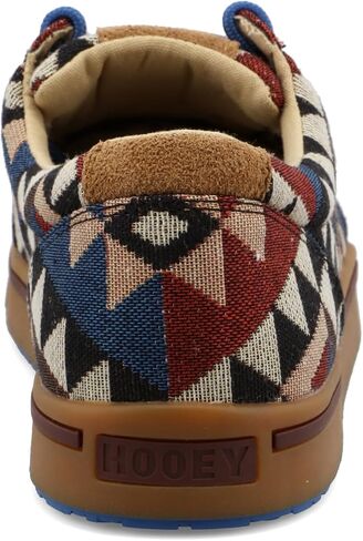Twisted X Men's Hooey Loper - Slip-on or Lace-up Moisture-Wicking Loper Shoes for Men - Designed with Blended Rice Husk and Durable ecoTWX Material, Aztec, 9 M in Saudi Arabia