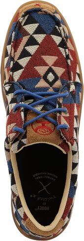 Twisted X Men's Hooey Loper - Slip-on or Lace-up Moisture-Wicking Loper Shoes for Men - Designed with Blended Rice Husk and Durable ecoTWX Material, Aztec, 9 M in Saudi Arabia