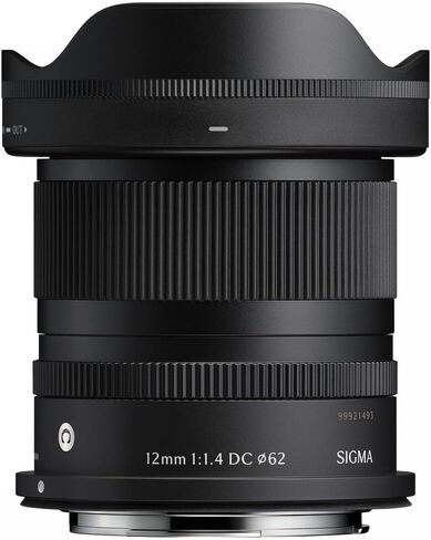 Sigma 12mm f/1.4 DC عدسة Canon RF (416972). العدسة المثالية للصور الاحترافية ، حفلات الزفاف الداخلية/الخارجية ، الحياة البرية ، السفر ، سارفاري ، استخدام التصوير + الملحقات in Saudi Arabia