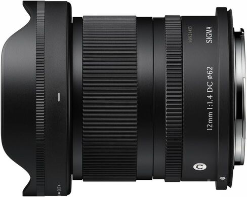 Sigma 12mm f/1.4 DC عدسة Canon RF (416972). العدسة المثالية للصور الاحترافية ، حفلات الزفاف الداخلية/الخارجية ، الحياة البرية ، السفر ، سارفاري ، استخدام التصوير + الملحقات in Saudi Arabia