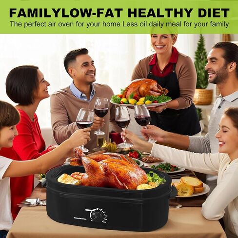 16 كوارت فرن رفيق تركيا الكهربائي ، ثمانية إعدادات درجات الحرارة ، غطاء الفولاذ المقاوم للصدأ ، غسالة الصحون ، مقلاة ورف قابلة للإزالة ، أسود ، أسود in Kuwait