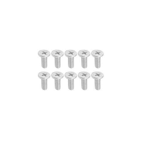 Zahara 10pcs M4 × 10 مم مسامير آلة رأس فيليبس 10 حزمة - لتركيب التلفزيون ، الشاشة ، الكمبيوتر ، درجات LCD in Saudi Arabia