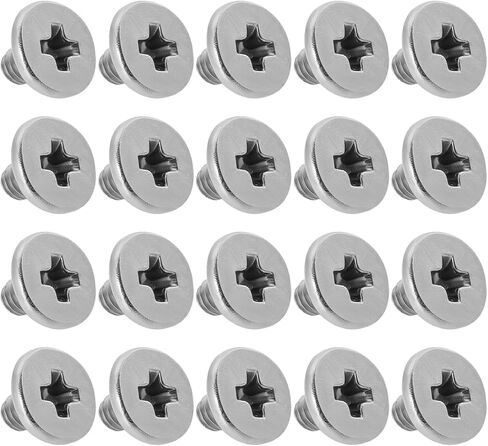 20pcs M.2 SSD Wireless Network Card Solid State Drive Computer Case Stainless Steel Cross Screw M2x2.5mm Diameter 4.5mm Compatible with Dell Silver in Saudi Arabia