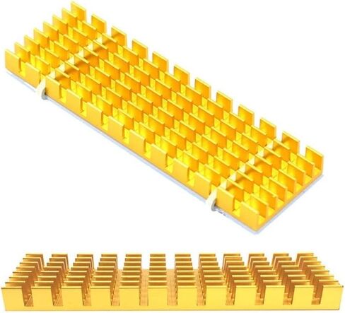 heathink 10pcs heathink تبديد الحرارة الرادياتير M.2 NGFF التبريد بالوعة الحرارة الحرارية للحرارة لـ M.2 NGFF 2280 PCI-E NVME SSD in Saudi Arabia