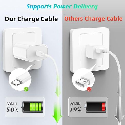 للحصول على USB C إلى Cable Cable 27W شحن سريع 15 قدمًا/5M 2PACK MFI معتمد من النايلون مضفر كبل الشاحن الطويل الطويل المتوافق مع iPad/iPod/iPhone 14/13/11/11/PRO MAX/X/SE/8/7 Series in Kuwait