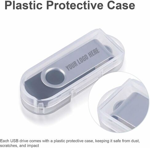 50 Pack 128MB Custom USB Flash Drive Customized USB Thumb Drive, Customizable USB Drive Logo Print Event Favors, Branding with JBOS Personalized Memory Stick 50pcs Multiple Color Choice in Kuwait