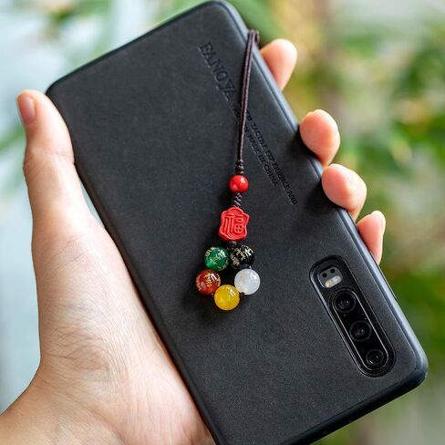 Under $5 Phone Charm Lanyard Feng Shui Car Rearview Mirror Charm Keychain Lucky Amulet Hanging Ornament with Auspicious Symbol Home Office Auto Décor in Saudi Arabia