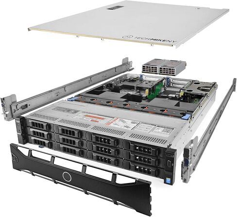 TechMikeNY Server 12-Bay LFF 2.40Ghz 28-Core 192GB RAM 6X Caddies VM PowerEdge R730xd (Renewed) in Saudi Arabia