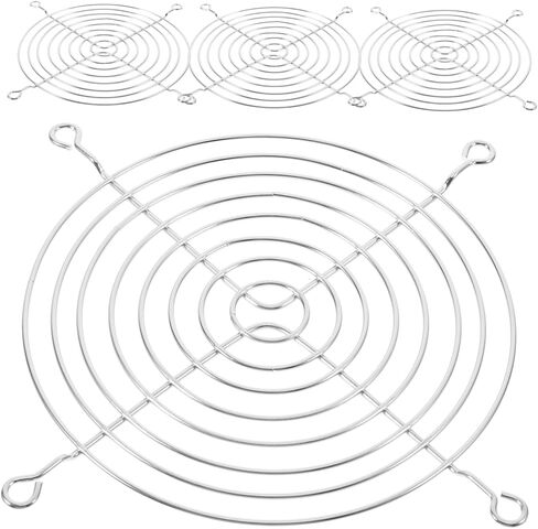 HOMSFOU 20PCS CASET CASE FAN GRILL شبكة واقية مع مسامير لتبريد الحالات البرجية الحالات المجلفنة لتحسين الأداء in Kuwait
