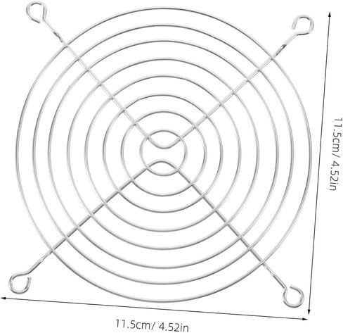 JOJOFUNY 12cm Covered Cover Mesh Mesh Filter سهلة التثبيت مشواة مروحة للكمبيوتر حالة واقي من الأبراج الكاملة in Kuwait