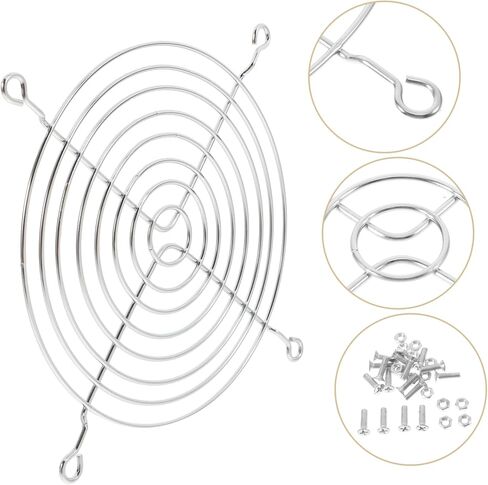 JOJOFUNY 12cm Covered Cover Mesh Mesh Filter سهلة التثبيت مشواة مروحة للكمبيوتر حالة واقي من الأبراج الكاملة in Kuwait