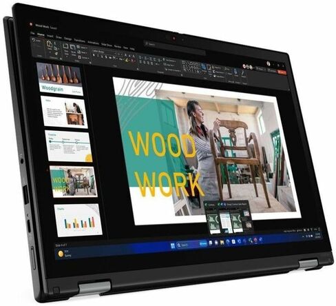 Lenovo ThinkPad L13 Gen 5 21LM0012US 13.3" Touchscreen Convertible 2 in 1 Notebook - WUXGA - Intel Core Ultra 7 155U - 16 GB - 512 GB SSD - English Keyboard - Black in Saudi Arabia