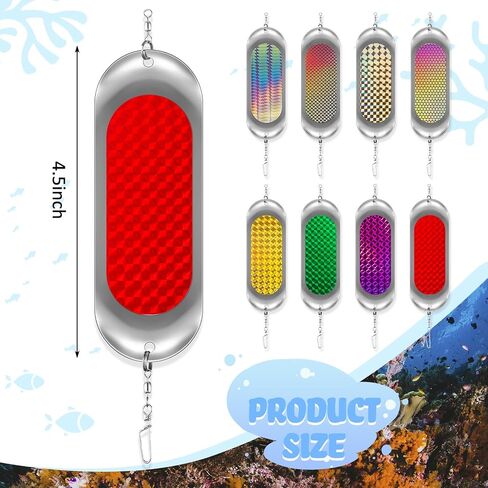 Glooglitter Kokanee Dodger Fishing Flashers in Saudi Arabia