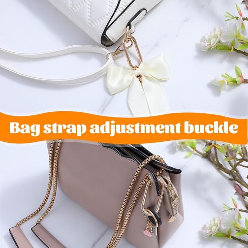2 PCS Spring O Rings Clip -chain ، clips round carabiner ، حلقات المفاتيح الذهبية للمحفظة ، الحقيبة ، حقيبة اليد ، سلاسل المفاتيح in Saudi Arabia
