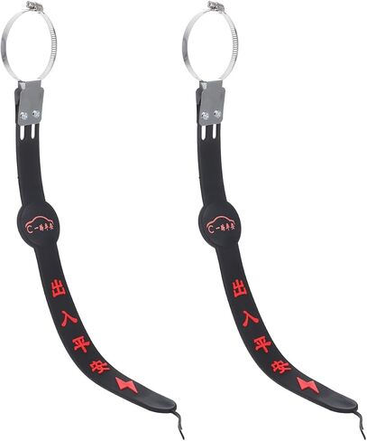 Magiclulu Car Strap المضادة للثبات ، جهاز التخلص الإلكتروستاتيكي القابل للتعديل 2pcs للقيادة الآمنة ، شرائط التأريض الثابت للسيليكون ، 17.3 بوصة in Saudi Arabia