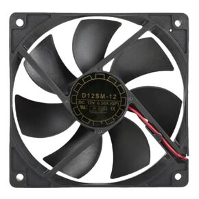D12SM-12 Fan 12cm لـ 12V 0.30a 12025 120x120x25mm 2-ware fan مروحة التبريد in Kuwait