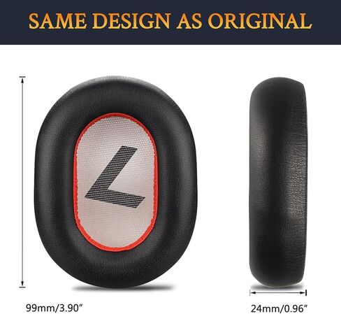 Soulwit Earpads استبدال Plantronics Backbeat Pro 2 ، Voyager 8200 UC سماعات ، وسائد منصات الأذن مع جلد البروتين الناعم ، وعزل الضوضاء عالي الكثافة - أسود in Saudi Arabia