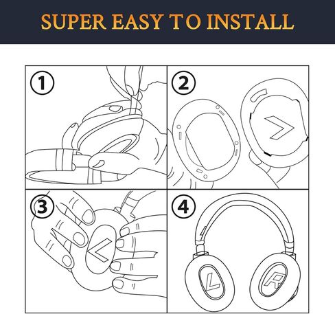 Soulwit Earpads استبدال Plantronics Backbeat Pro 2 ، Voyager 8200 UC سماعات ، وسائد منصات الأذن مع جلد البروتين الناعم ، وعزل الضوضاء عالي الكثافة - أسود in Saudi Arabia