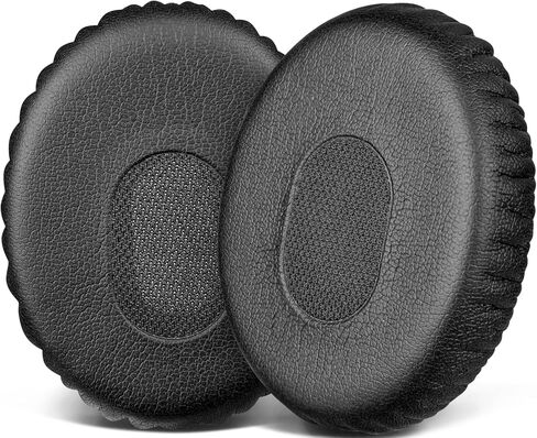 SOULWIT Professional Replacement Earpads for Bose QuietComfort 3 (QC3) and OE1 On-Ear Headphones, EarPads Cushions with Soft Protein Leather, High-Density Noise Isolation Foam - Black in Saudi Arabia
