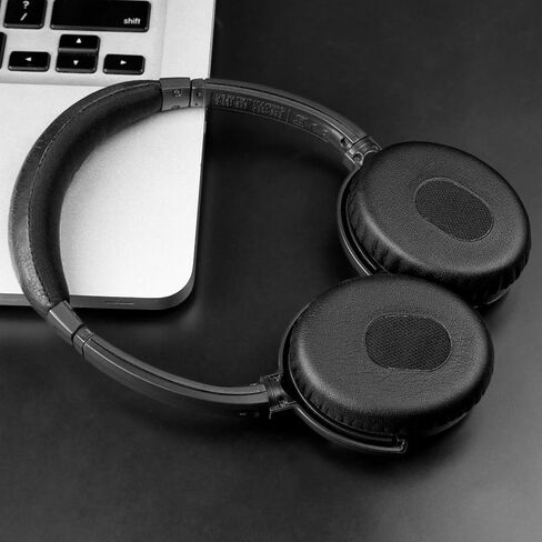 SOULWIT Professional Replacement Earpads for Bose QuietComfort 3 (QC3) and OE1 On-Ear Headphones, EarPads Cushions with Soft Protein Leather, High-Density Noise Isolation Foam - Black in Saudi Arabia