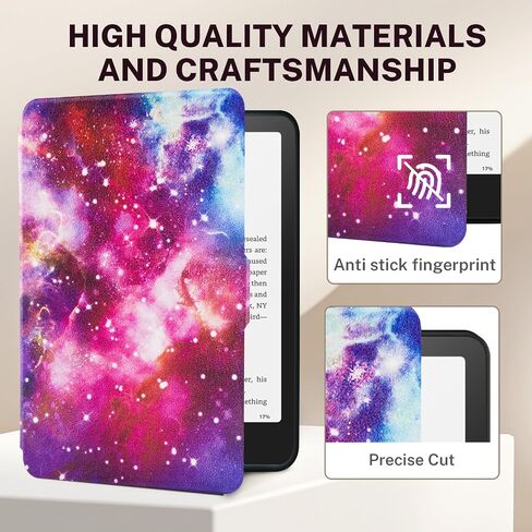 Case for Kindle Paperwhite 5th/6th/7th Generation ، غطاء لـ 6 "KPW1/2/3 (2012-2017 ، الإصدار ، Model EY21 و DP75SDI) يتضمن جلود PU الذكية حامية شاشة مع نوم تلقائي/Wake (Flower Paradise) in Saudi Arabia